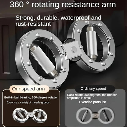1pc Multi-function Resistance Adjustable Speed Arm Maker Home Multi-function Figure Eight Wheel Wrist Strength Workout