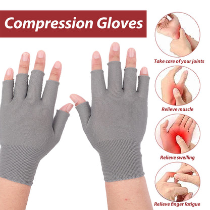 Houkea Joint Compression Gloves Wrist Gloves For Stiff Hands.