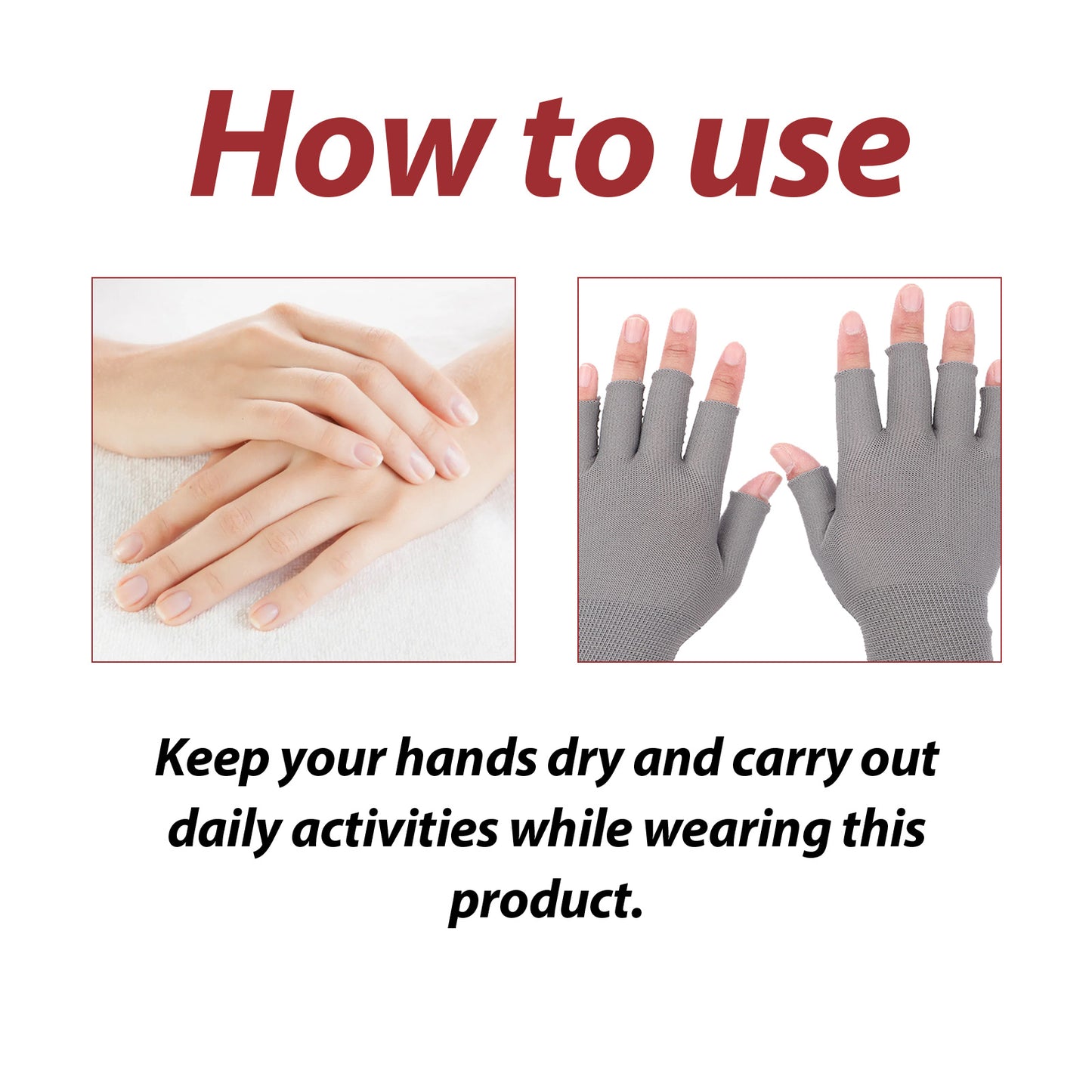 Houkea Joint Compression Gloves Wrist Gloves For Stiff Hands.